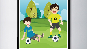 足球挂画究竟好不好看？男生视角来揭秘