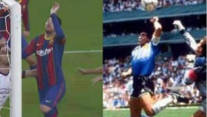 足球可以用手吗上帝之手