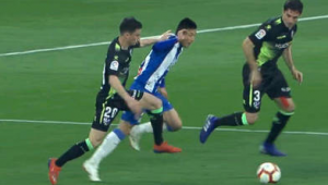 足球对手受伤，若未受伤这次没射门的机会能进球吗？