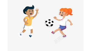 男孩问女孩：“想看足球赛吗？”