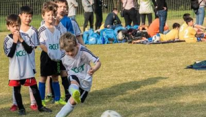 外面踢足球的人多吗？是热闹非凡还是寥寥无几？